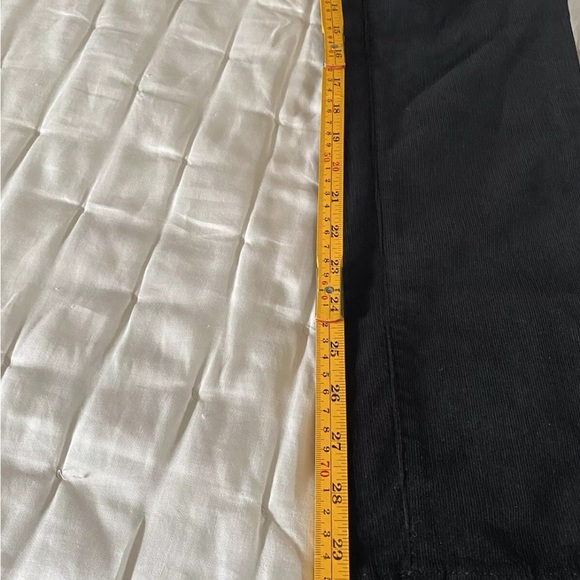 Talbots Black Straight Leg Corduroy Pants Women’s Size 4 Full Length - Picture 7 of 9